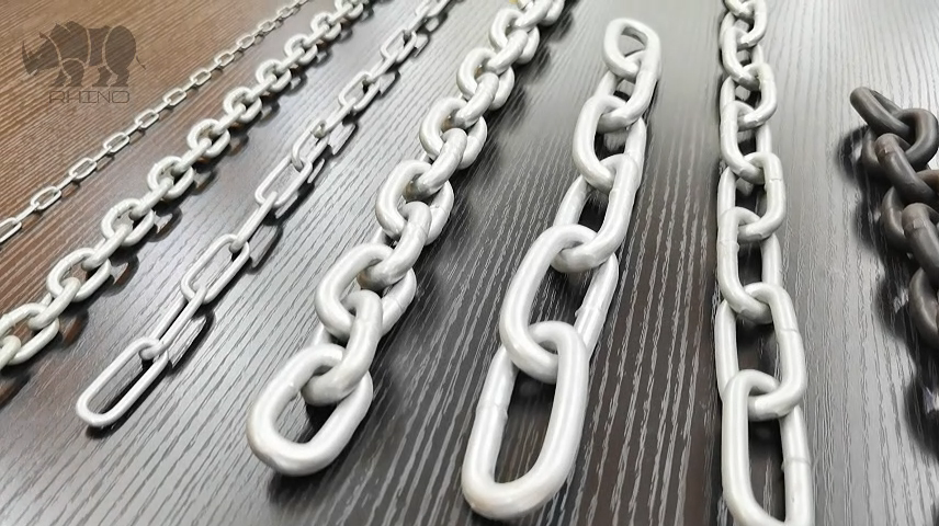 Supply DIN766 DIN763 Chain Links Packed by Roll Steel Galvanized Chains1