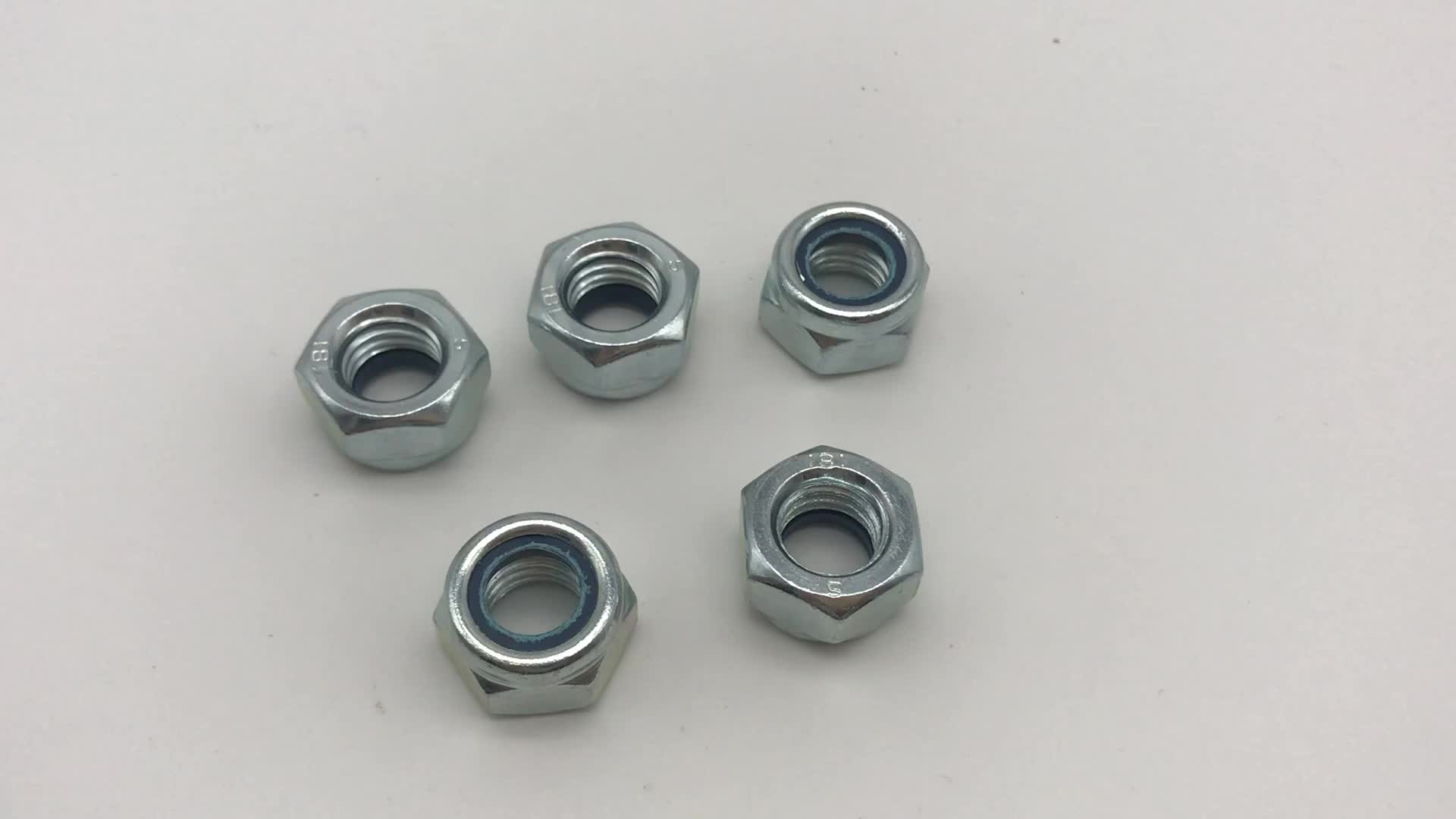 Nylon Insert Steel Lock DIN 985 Nut/Bolt1