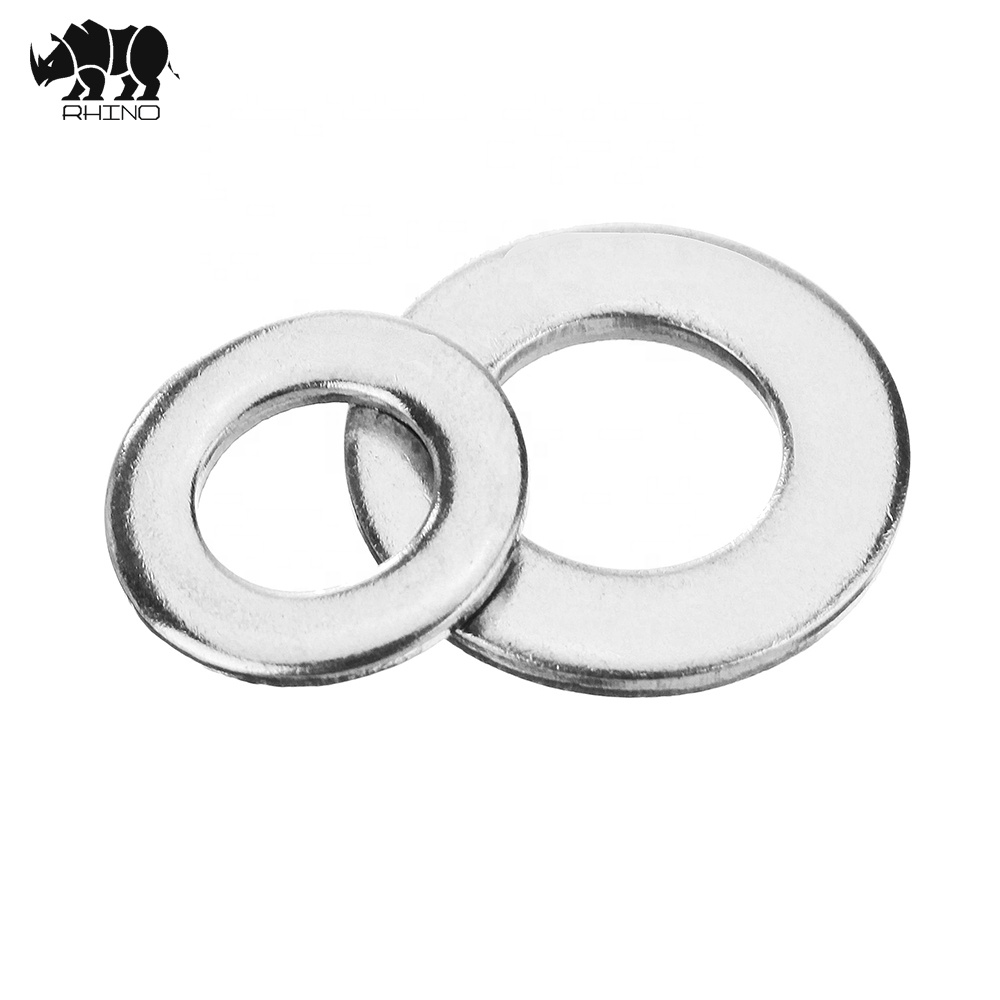 Tiêu chuẩn DIN125 Thép carbon Q195 Máy giặt phẳng M6 được mạ kẽm1
